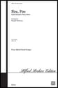 Fire Fire Three-Part Mixed choral sheet music cover